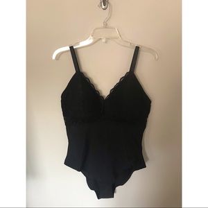 NWOT H&M Light Shaping Black Bodysuit